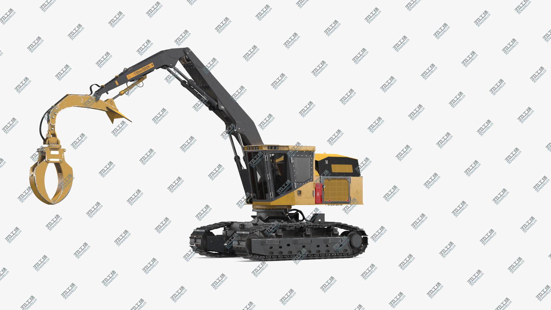 images/goods_img/20210313/3D Tracked Knuckleboom Loader Dirty Generic Rigged/3.jpg